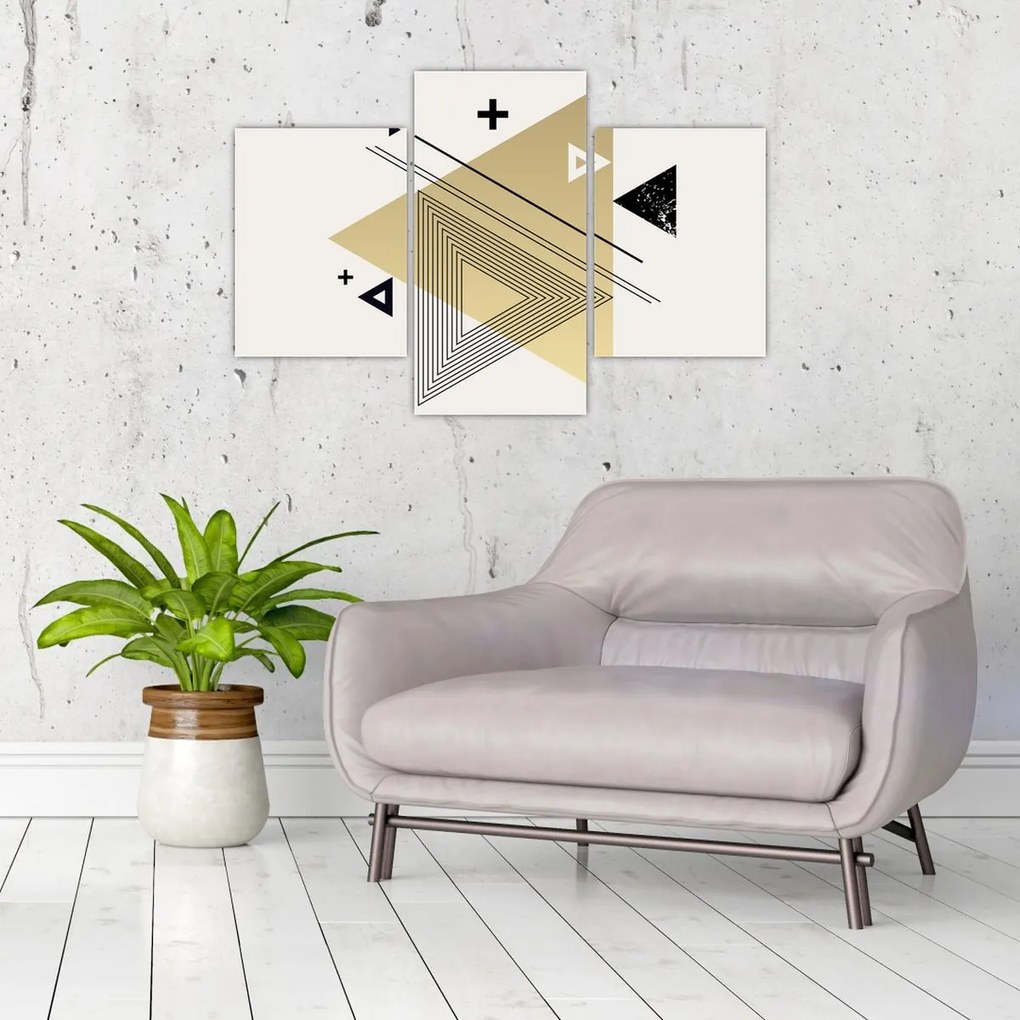 Kép - Geometriai formák N⁰4 (90x60 cm)