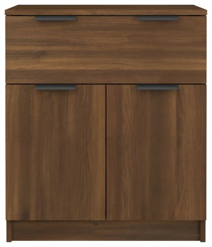 vidaXL barna tölgy színű szerelt fa tálalószekrény 60 x 30 x 70 cm