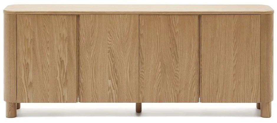 Natúr színű komód kőrisfa dekorral 200x79x40 cm Salaya – Kave Home