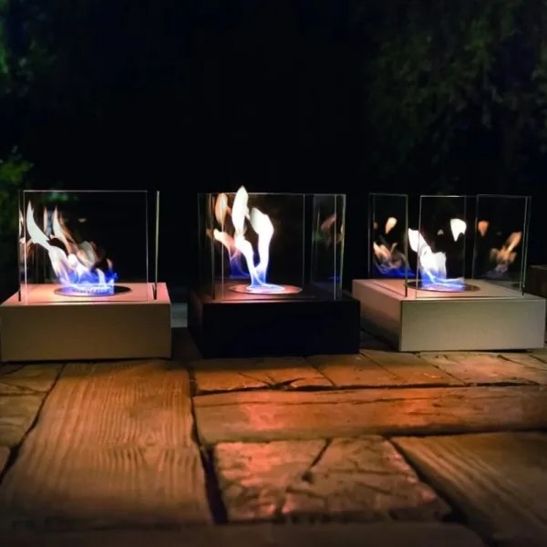 BIO kandalló TANGO3 30,3x30 cm, 1 kW, fehér, TANGO3/BIALY/TUV