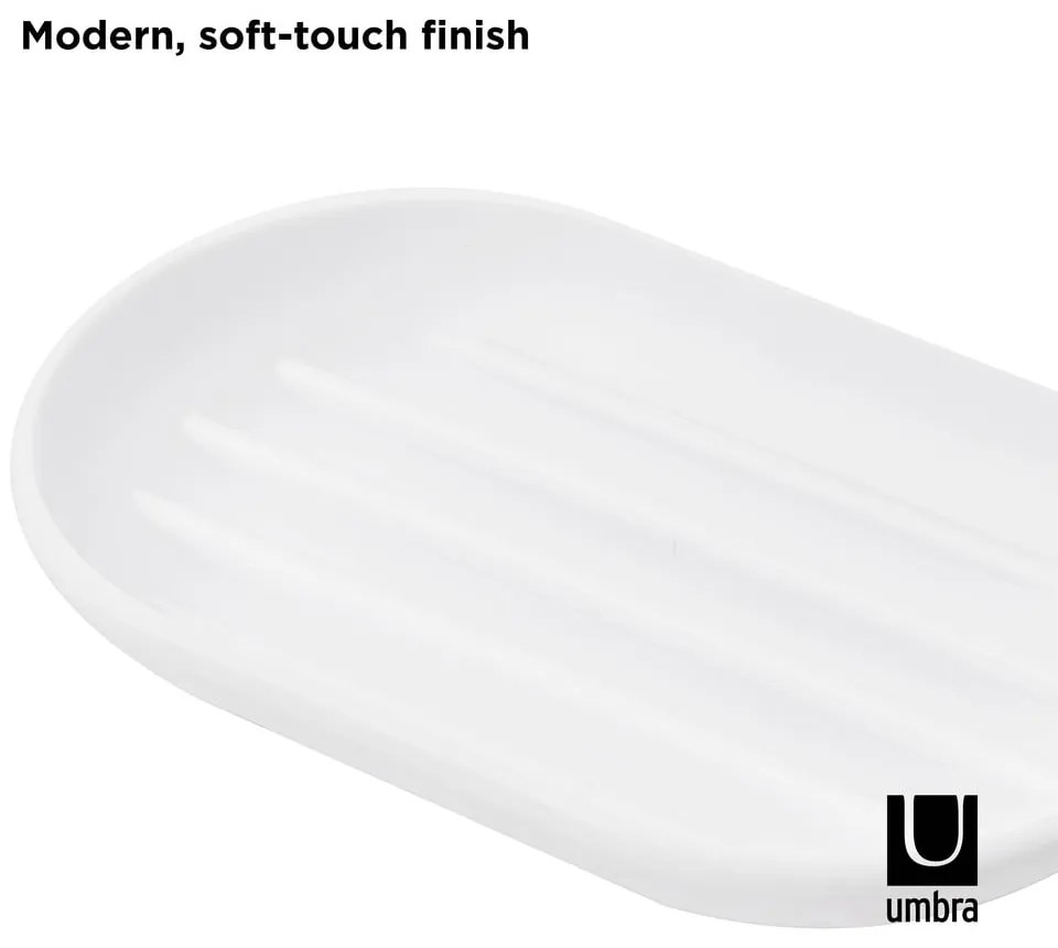 Fehér műanyag szappantartó Touch – Umbra