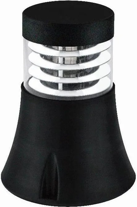 NOVOLUX 669D-G05X1A-02 MIRCO Modern Kültéri Állólámpa Fekete, Átlátszó E27 IP65