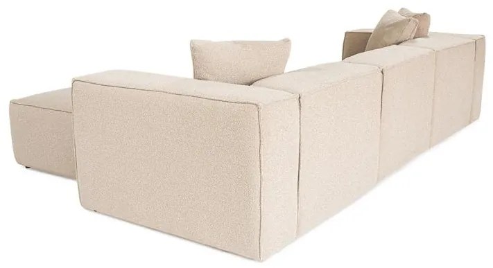 Sarokkanapé Lora (L1-O1-1R-POUFFE ) - Barackszín