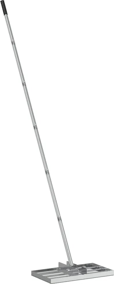 vidaXL Kert Rake Ezüst 45 x 25 x 200 cm Rozsdamentes acél