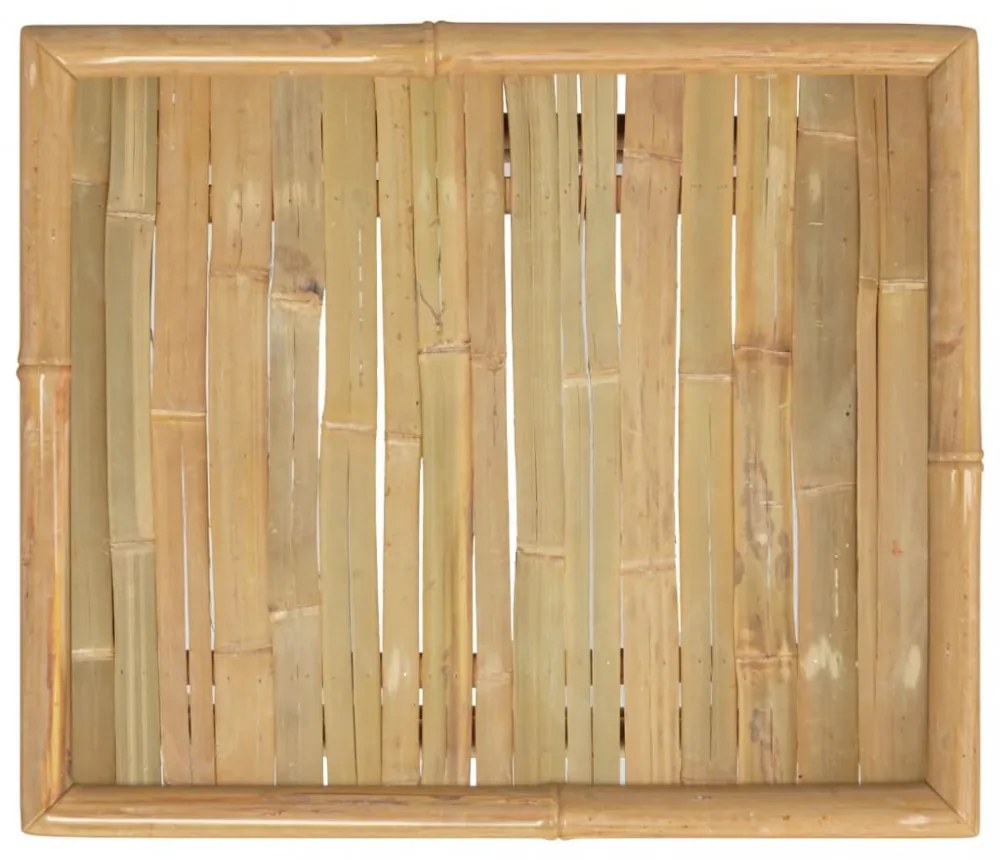 bambusz kerti asztal 65 x 55 x 30 cm