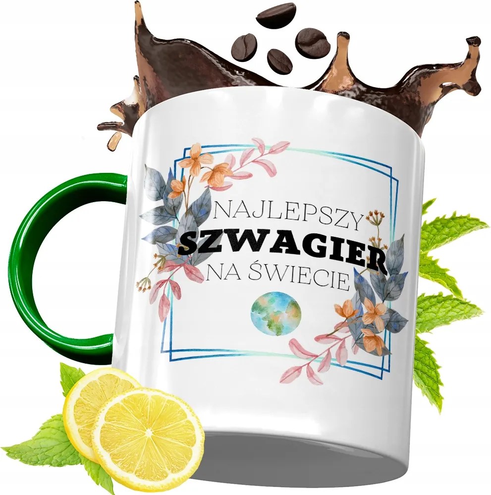 Zöld Bögre Sógornak Születésnapi Ajándék fényképes nyomtatással