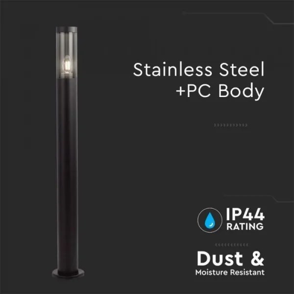 Kültéri lámpa 1xE27/18W/230V IP44 100 cm