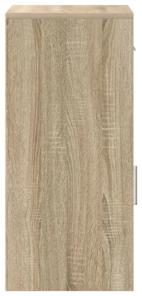 Oldalszekrény fiókkal sonoma tölgy 38 x 34,5 x 75 cm Faanyag