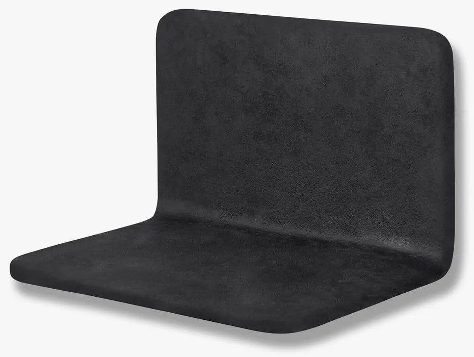 Fekete fali polc kő dekorral Art Studio – Mette Ditmer Denmark