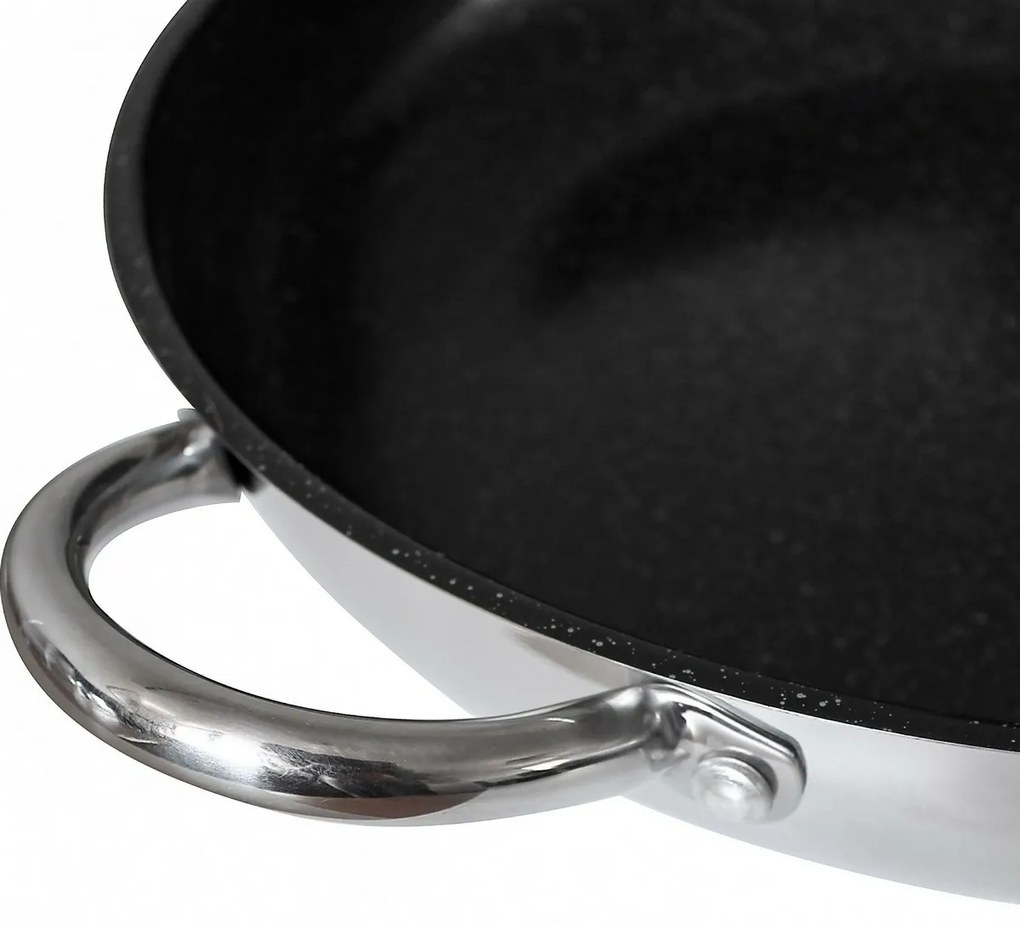 Elo 24542 Serpenyő segédfogantyúval Profi ThermPlatinum 32 cm, 32 cm