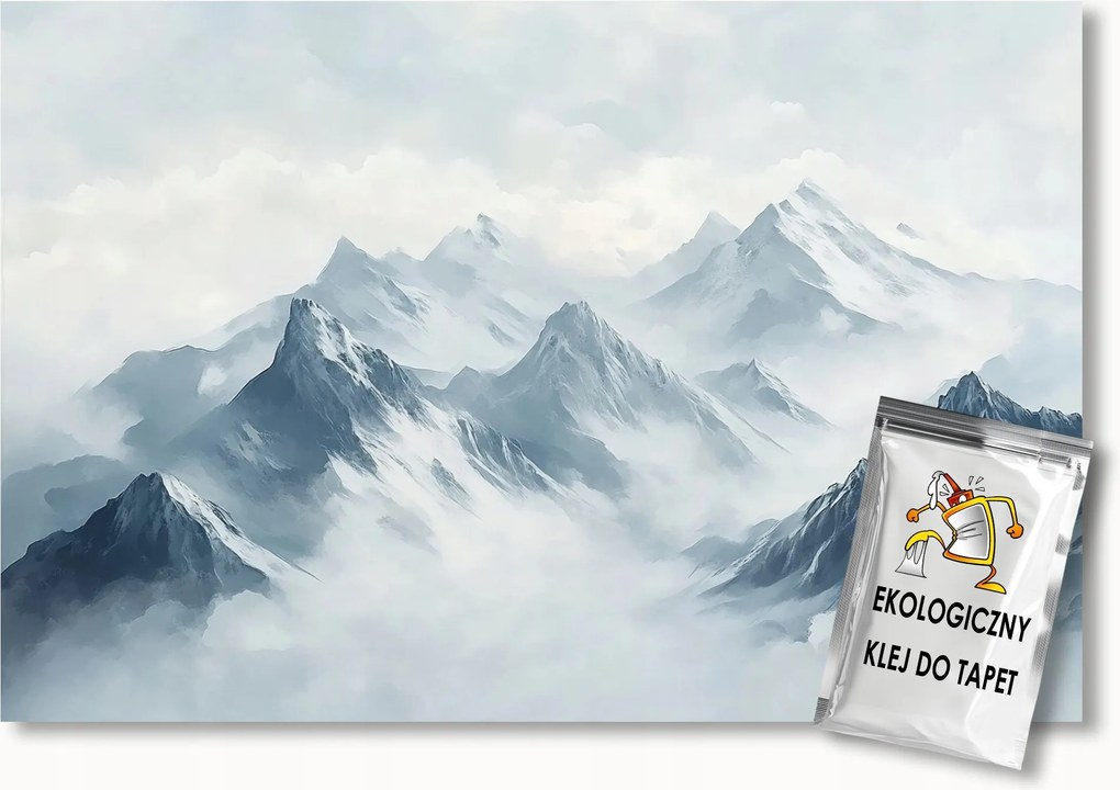 Fotótapéta Flizelina Tájkép Hegyek Csúcsok Alpok Hó Jég Tél 250x175 ragasztó