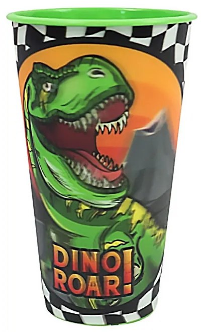 Dinoszaurusz Roar 3D hatású műanyag pohár 480 ml