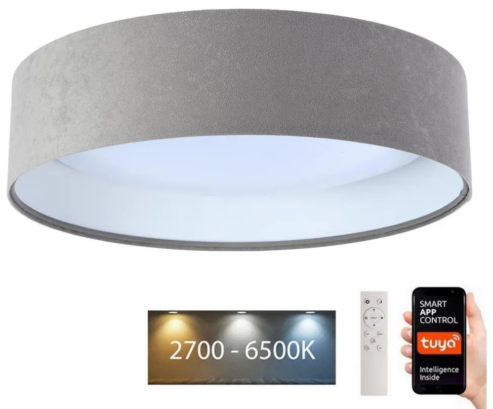 BPS Koncept LED Mennyezeti lámpa SMART GALAXY LED/36W/230V Wi-Fi Tuya szürke/fehér + távirányító BS0521