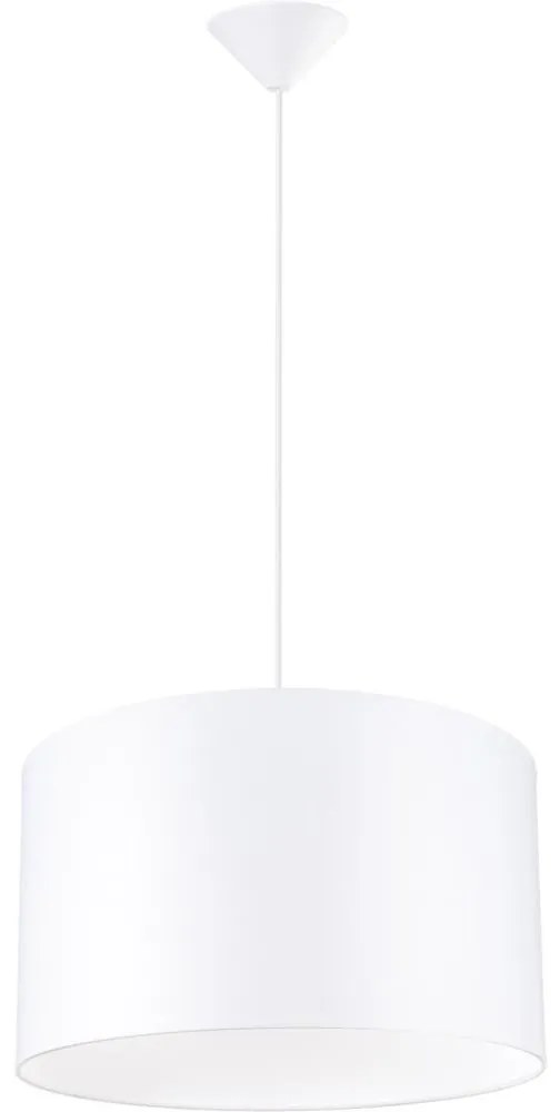 Sollux SL.1404 - Csillár zsinóron NOVA 1xE27/15W/230V átm. 40 cm fehér