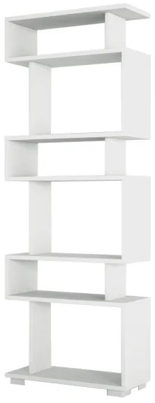 Könyvespolc BLOK 165x60 cm fehér