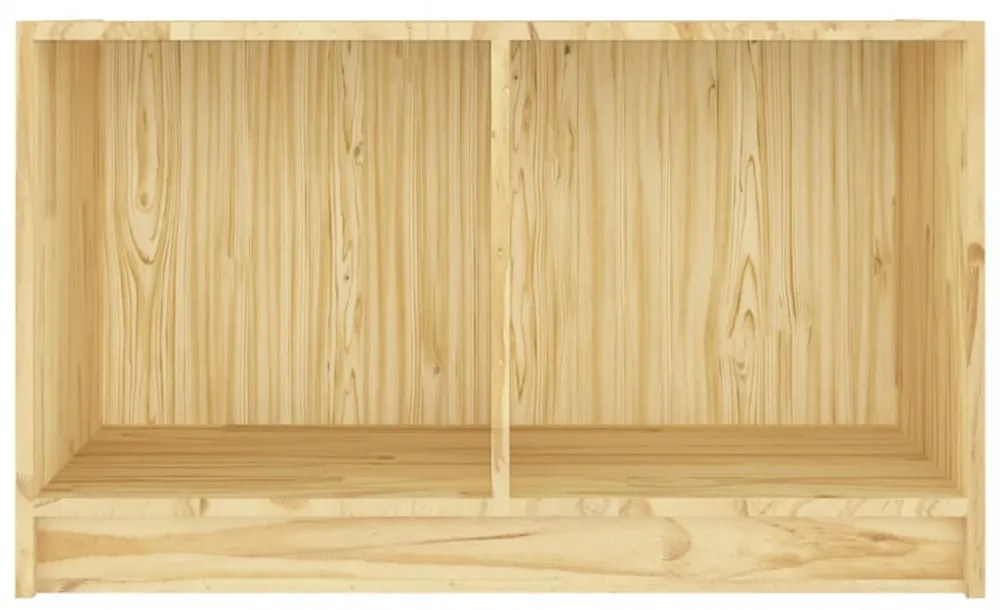 tömör fenyőfa TV-szekrény 70 x 33 x 42 cm