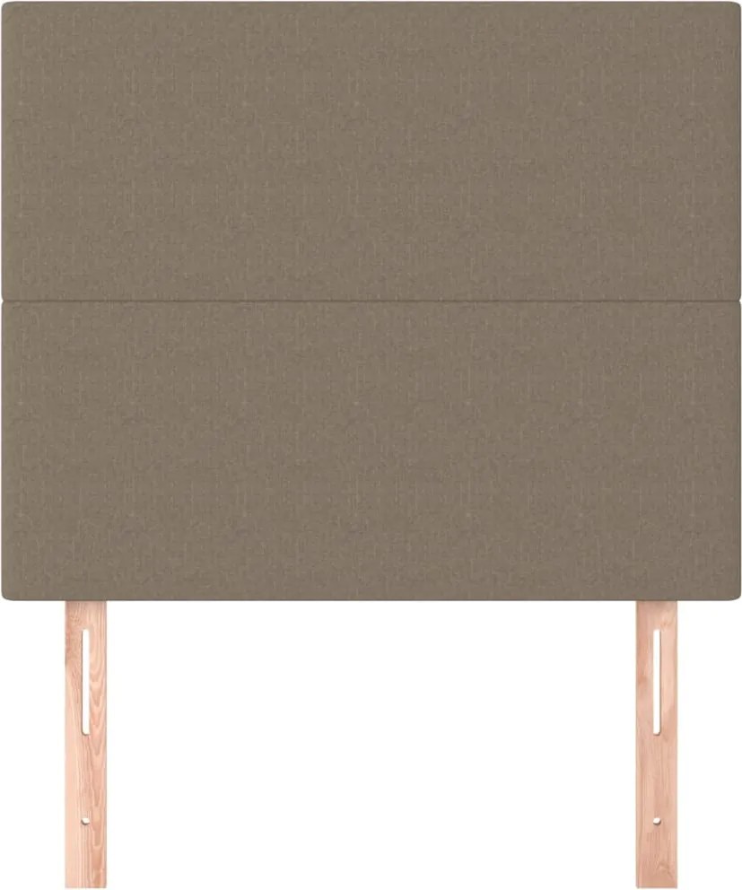 bézs színű szövet fejtámla 100 x 5 x 118/128 cm