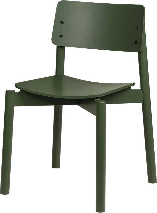 Zöld rakásolható étkezőszék Wem – noo.ma