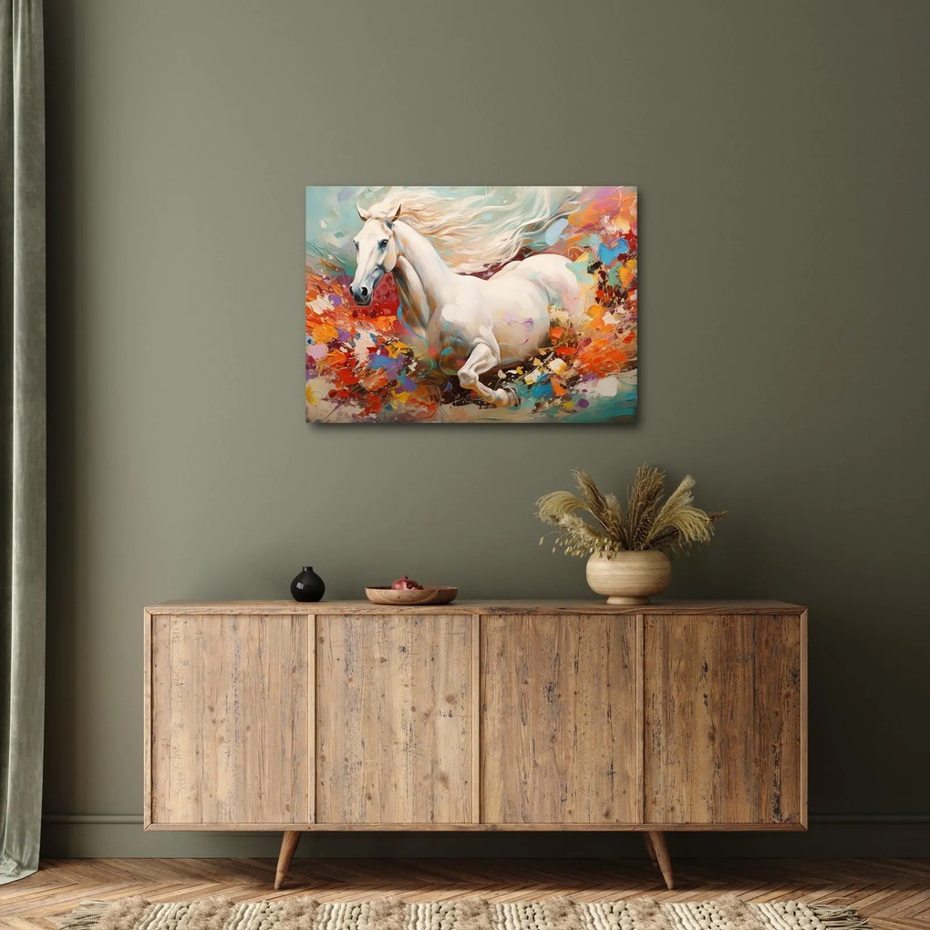 Kép - Egy ló festése (70x50 cm)