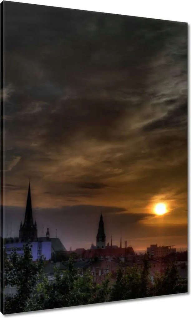 Vászonkép 70x100 Naplemente Horizont