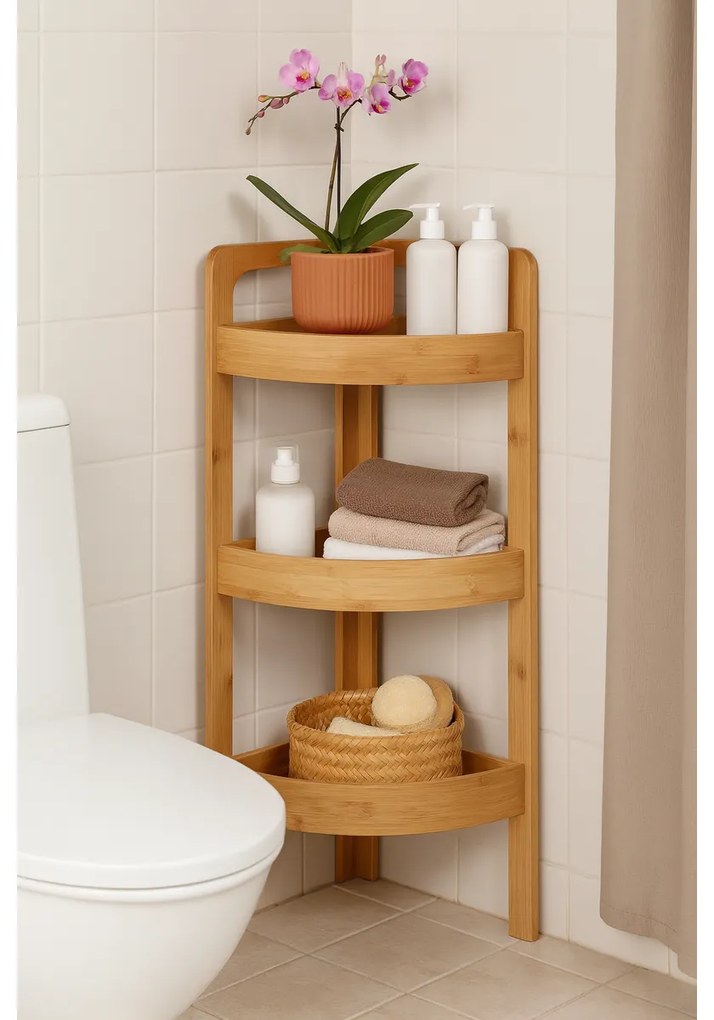 Langon fürdőszobai polc, 3 db-os