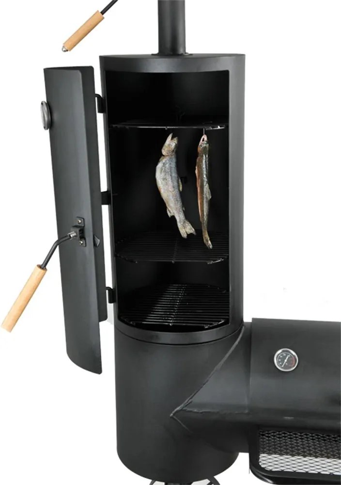 LOKOMOTIVA AVENBERG BBQ MASTER Kerti grill füstölővel