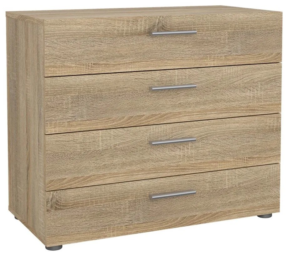 Pepe komód tölgyfa dekorral, 80 x 68 cm - Tvilum