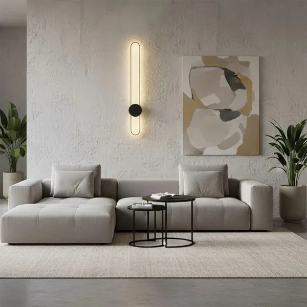 LED fali lámpatest FLORENTYNA LED/24W/230V 4000K arany/fekete