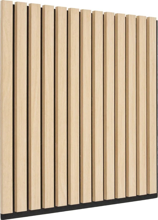 Akusztikus panel, fa furnér, natúr, tölgy hatású 52x52x2,2 cm