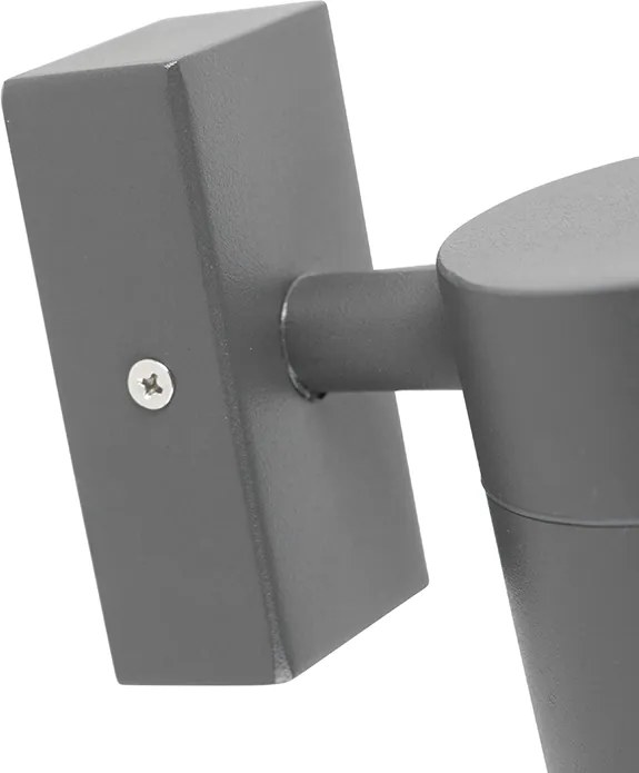 Kültéri fali lámpa antracit IP44 - Solo