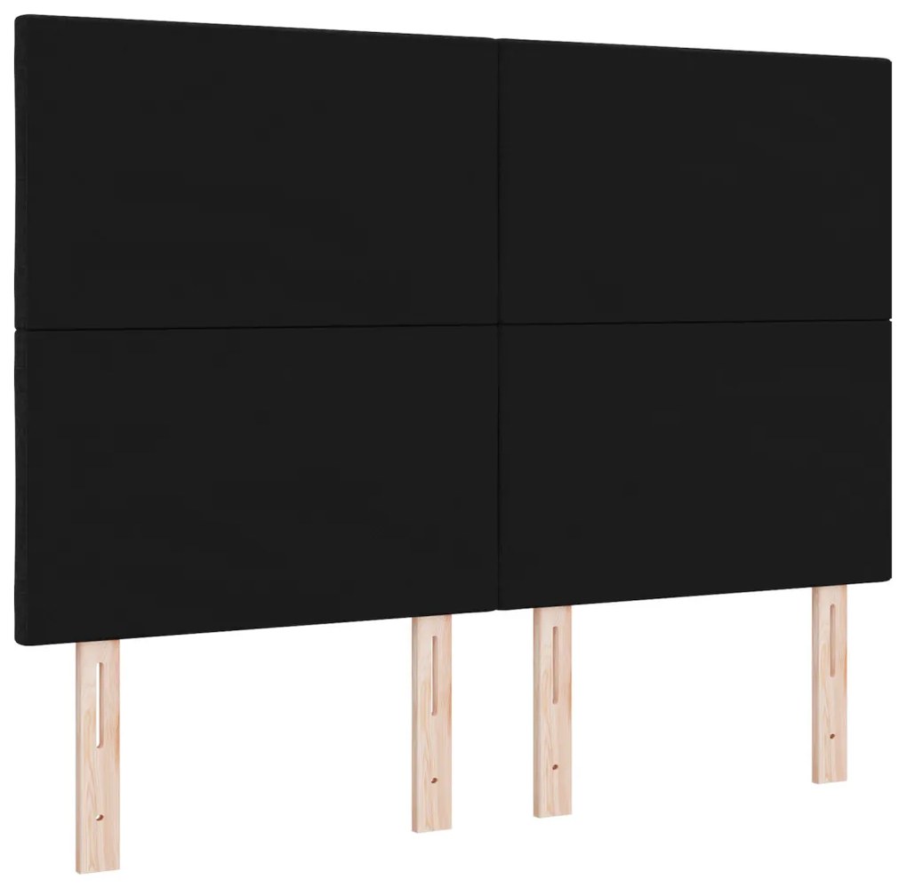 LED Fejtámla Gyémánt Blokk Design Fekete 144 cm Szövet