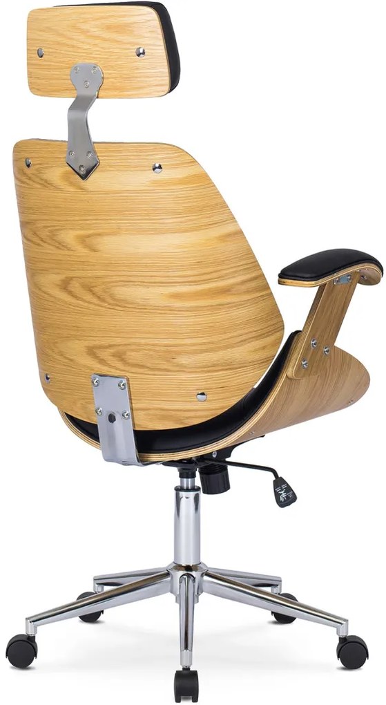 Elegáns Vezetői Forgószék Aranytölgy/Fekete Színben. FABIAN