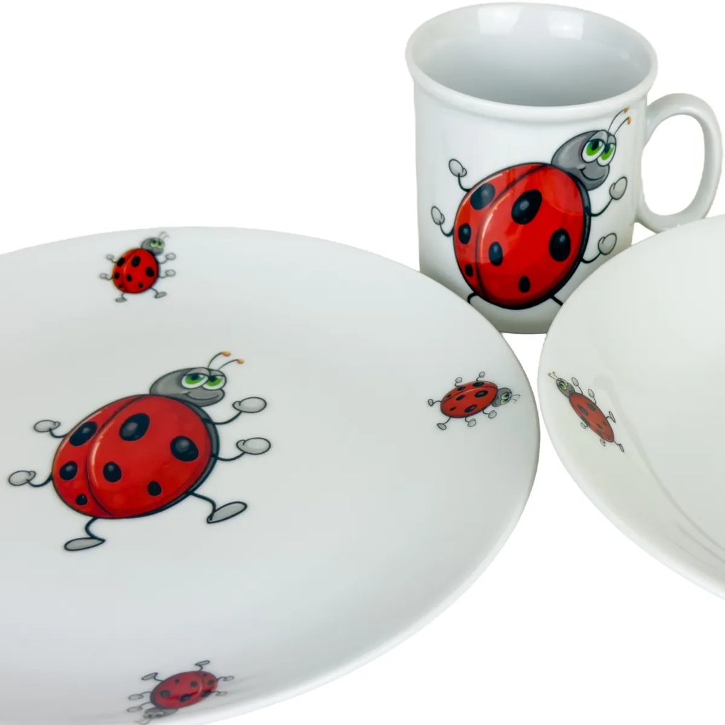 Thun 3 részes gyermek étkészlet Beruška