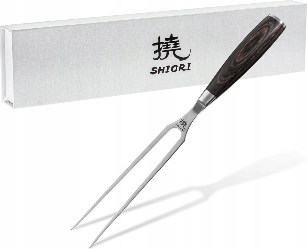 Shiori rozsdamentes acél húsvilla 430 kényelmes grillezéshez