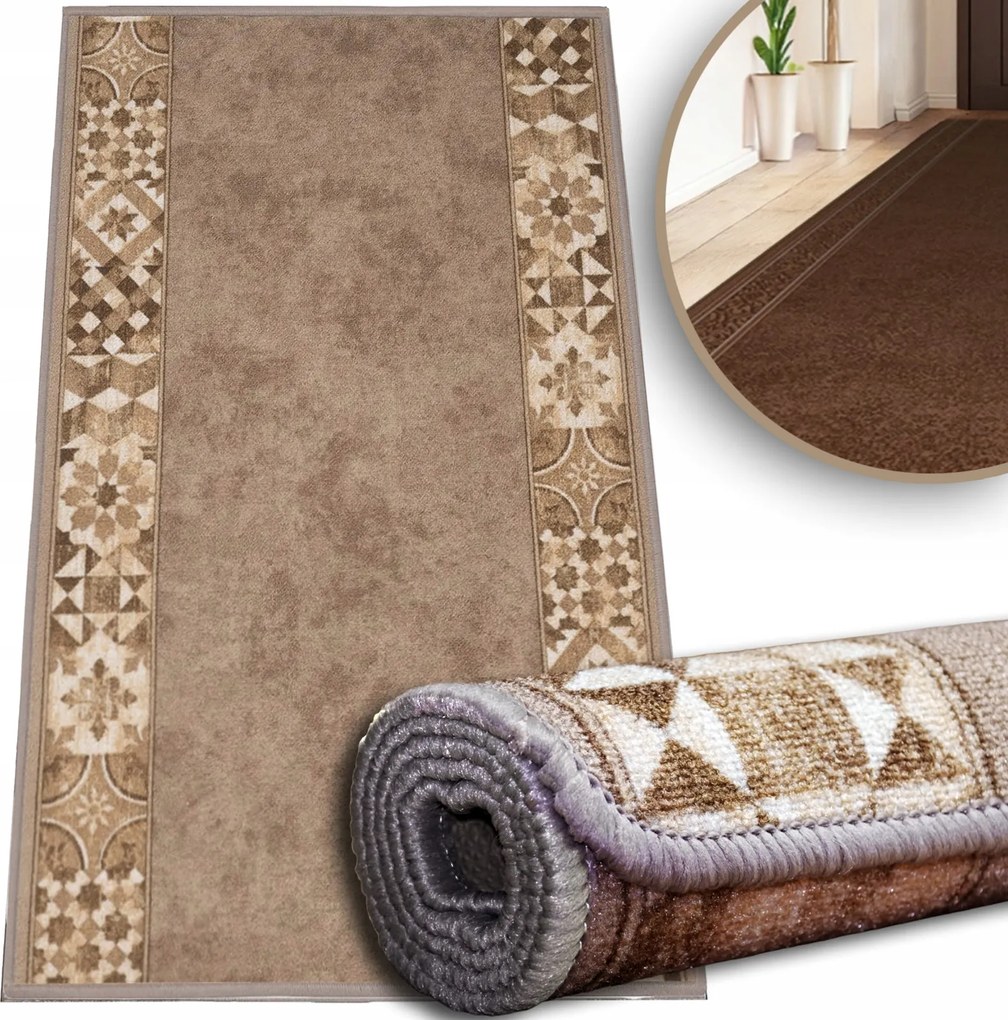 Szőnyeg Puha Csúszásgátló Szőnyeg Univerzális Dekoratív 66x250cm