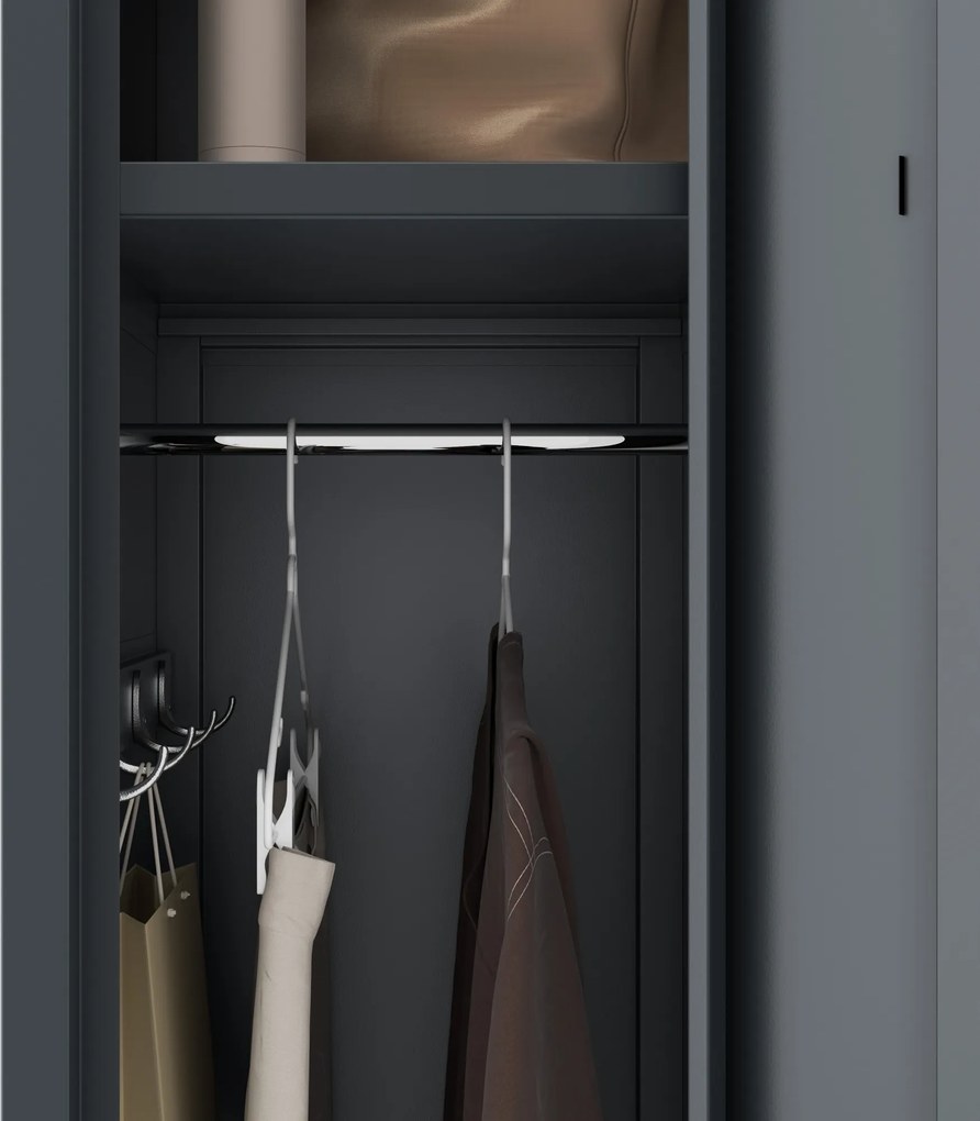 KACPER II 1 Plus fém munkavállalói szekrény 400 x 1800 x 500 mm