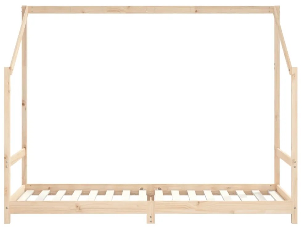 tömör fenyőfa gyerekágykeret 2 x (90 x 200) cm