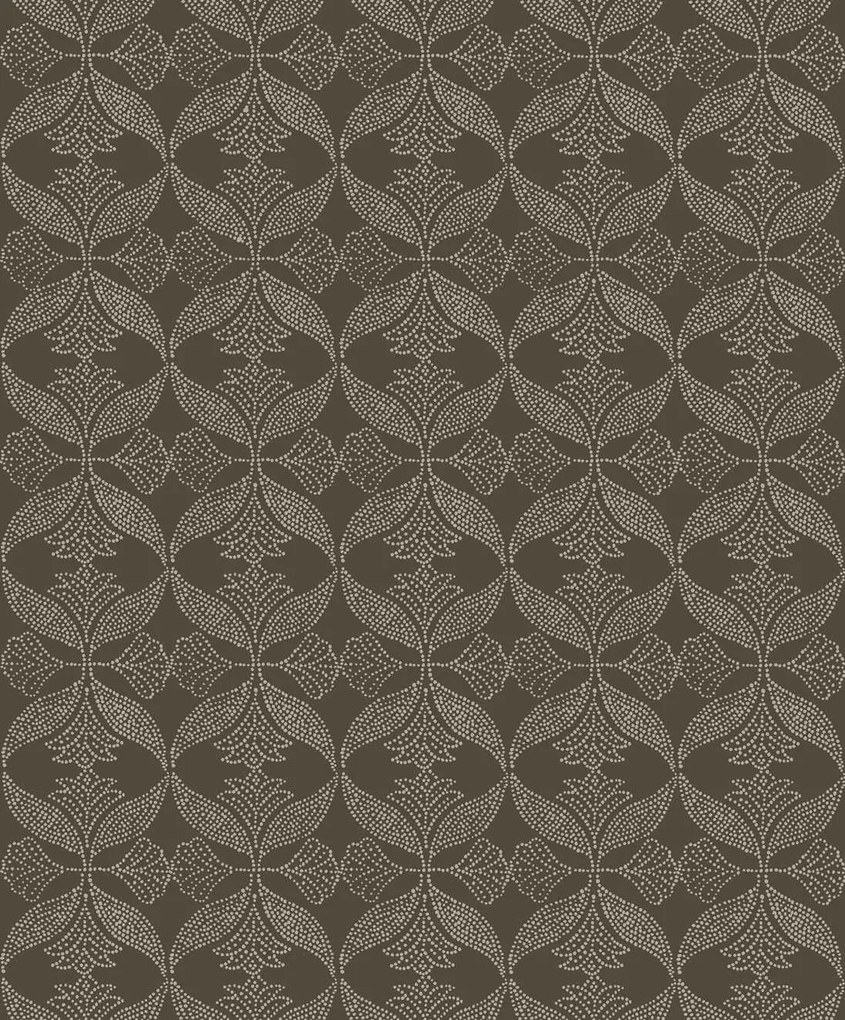 Decoprint Antibes Ornament barna-ezüst ornamentális vlies tapéta – AN28233