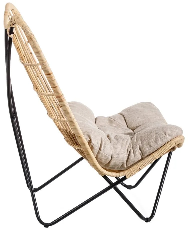 Natúr színű szőtt fotel – Ixia