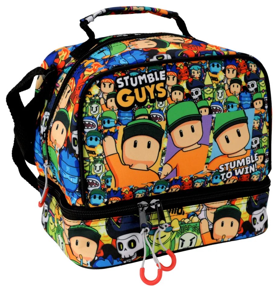 Stumble Guys Race thermo uzsonnás táska 21 cm