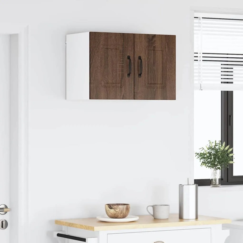 Fali konyhaszekrény 2 pcs Barna Tölgy 30 x 31 x 40 cm Faanyag