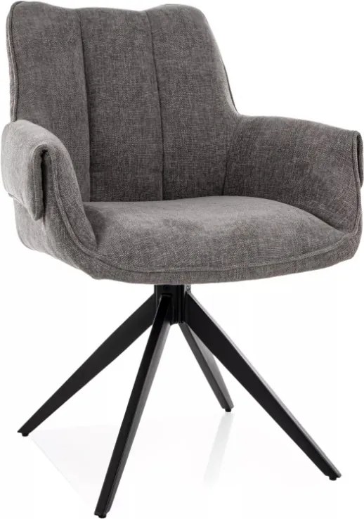 Gio forgatható étkezőszék szürke