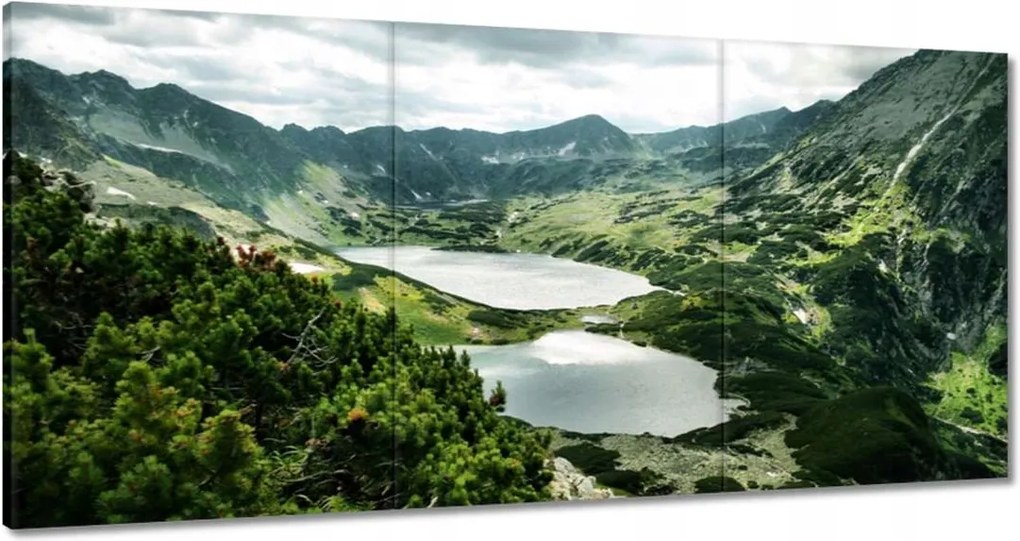 Vászonkép 60x30 Tátra Völgy 5 tó