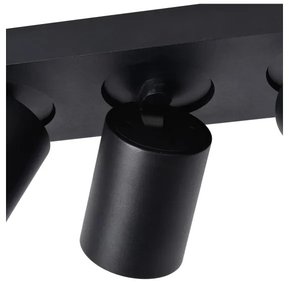 Lucide 09929/15/30 - LED Dimmelhető spotlámpa NIGEL 3xGU10/5W/230V fekete