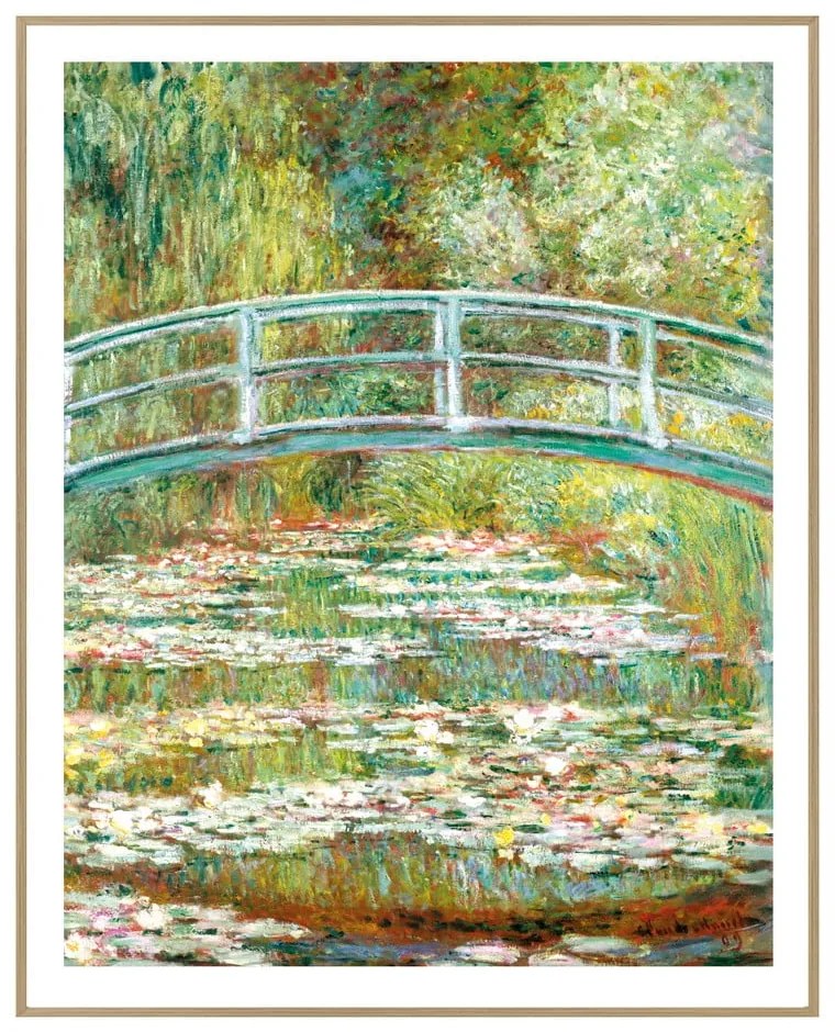 Kép 40x50 cm Monet: Japanese Footbridge