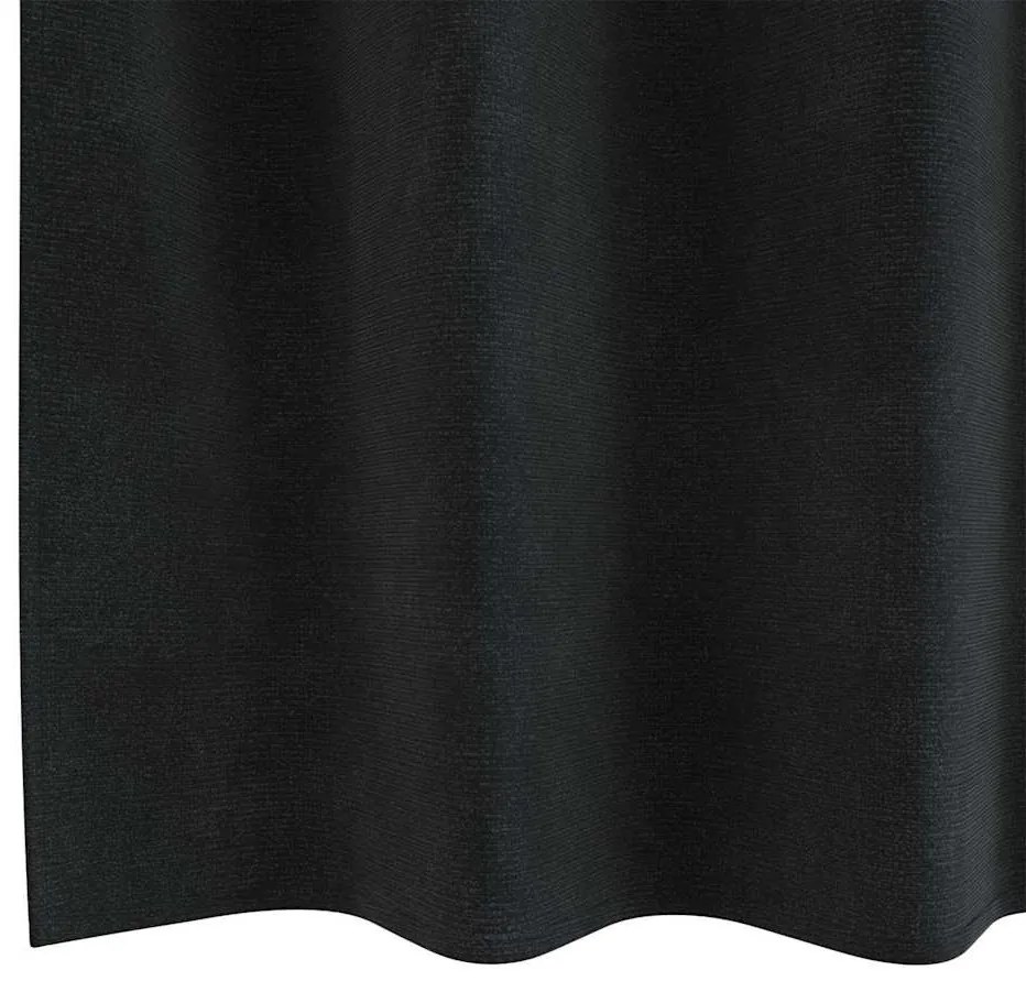Függönyök függönyökkel 2 pcs Fekete 140 x 225 cm Bársony