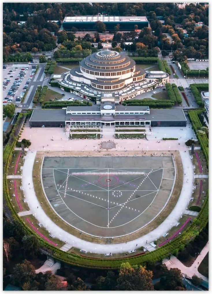 Poszterek 50x70 Centenáriumi csarnok Boroszló