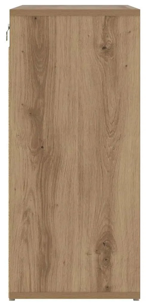 Cipősszekrény kézműves tölgy 77.5 x 30 x 67 cm Faanyag