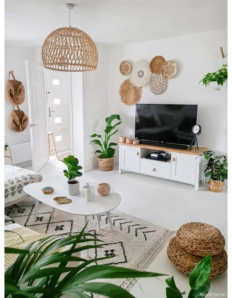 Krémszínű mosható kézi szövésű pamut szőnyeg 170x120 cm Bereber Rhombs – Lorena Canals