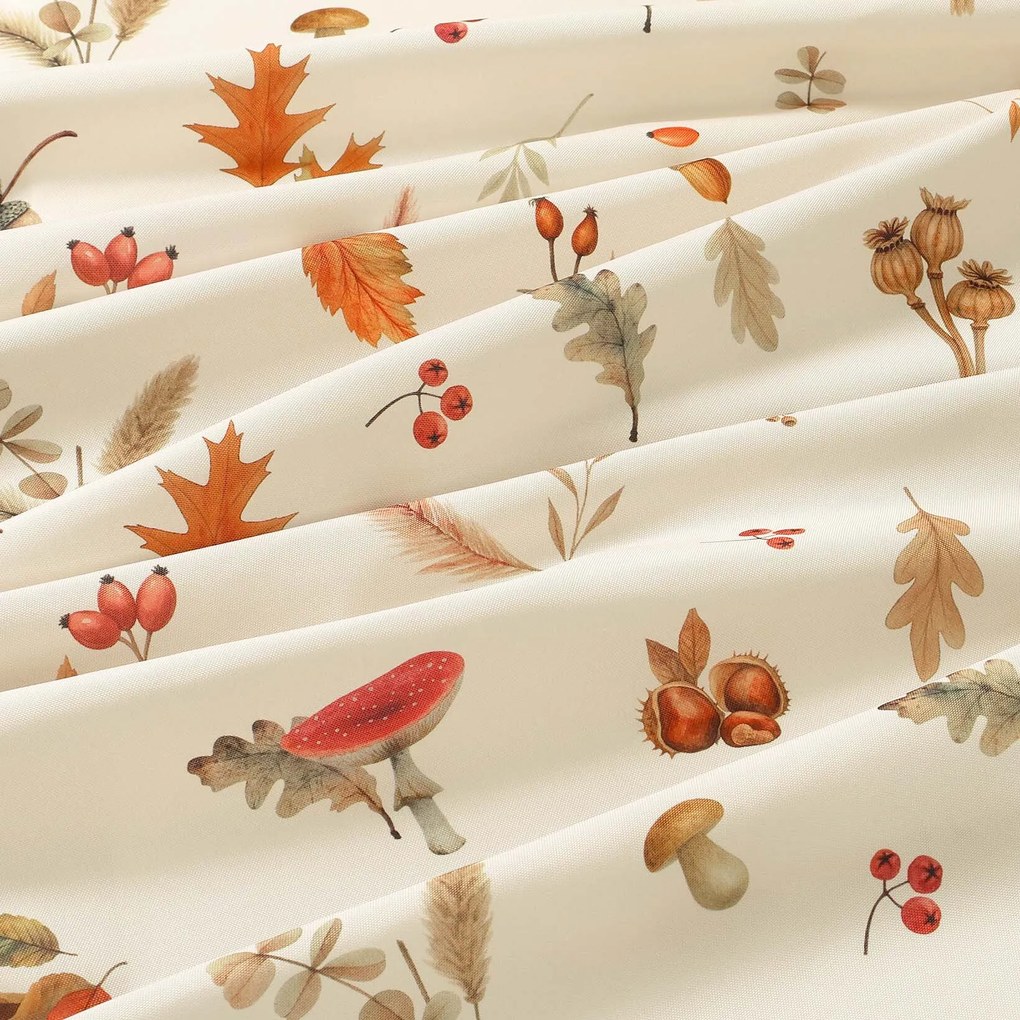 Goldea dekoratív drapéria - őszi természet 160x150 cm